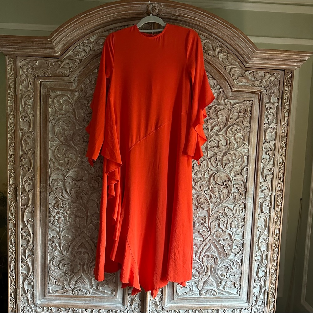 Zara Ruffle Dress Sz M